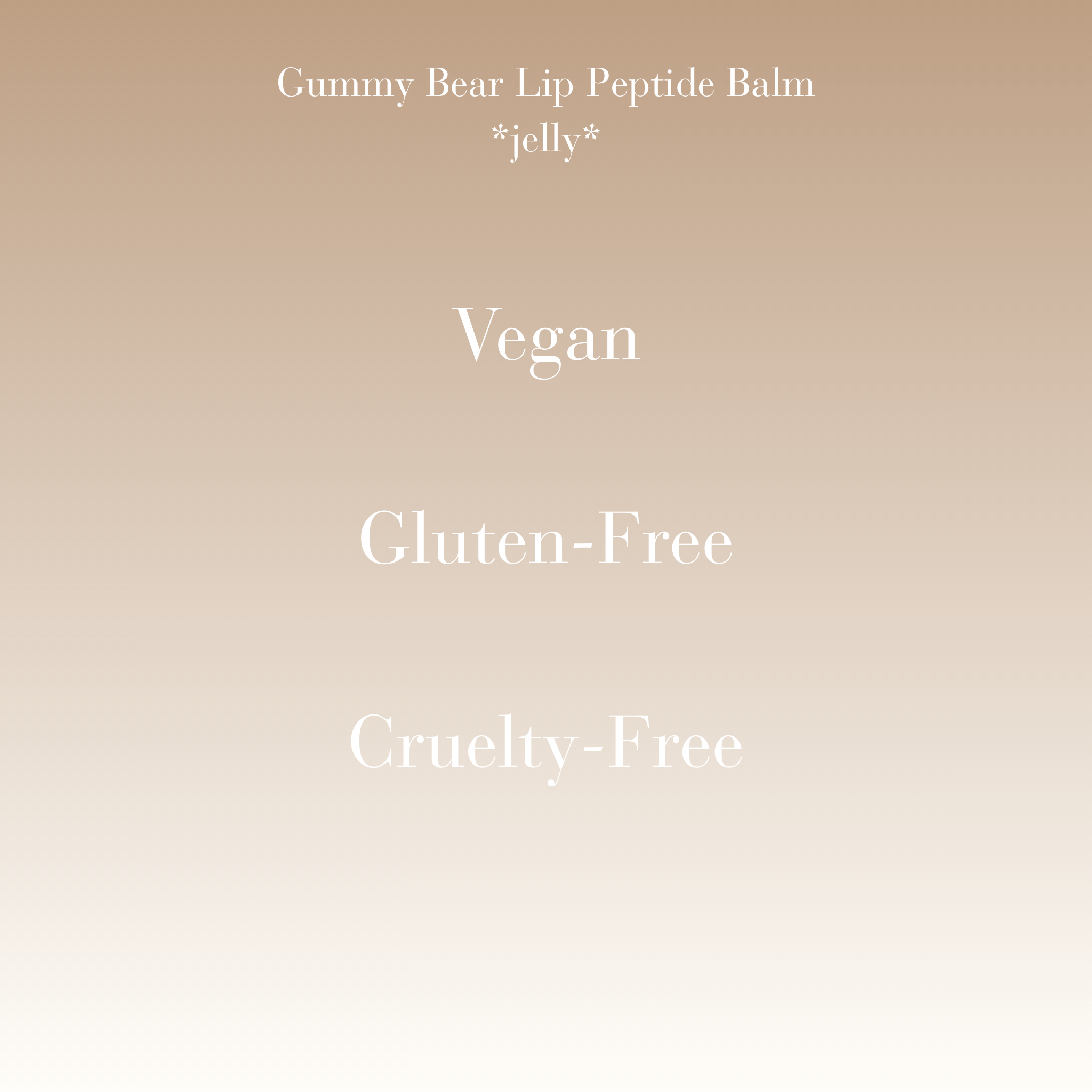 Jelly Lip Peptide Balm - Gummy Bear