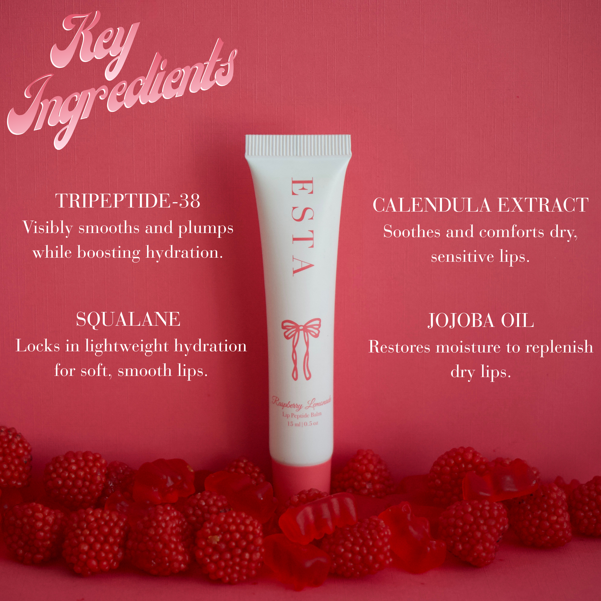 Raspberry Lemonade - Jelly Lip Peptide Balm
